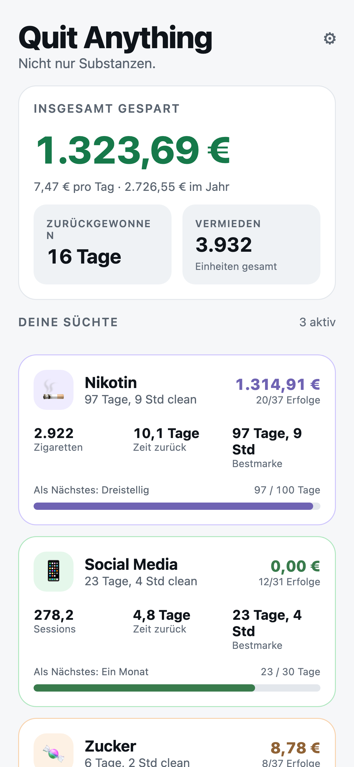 Quit Anything mobile Produktansicht