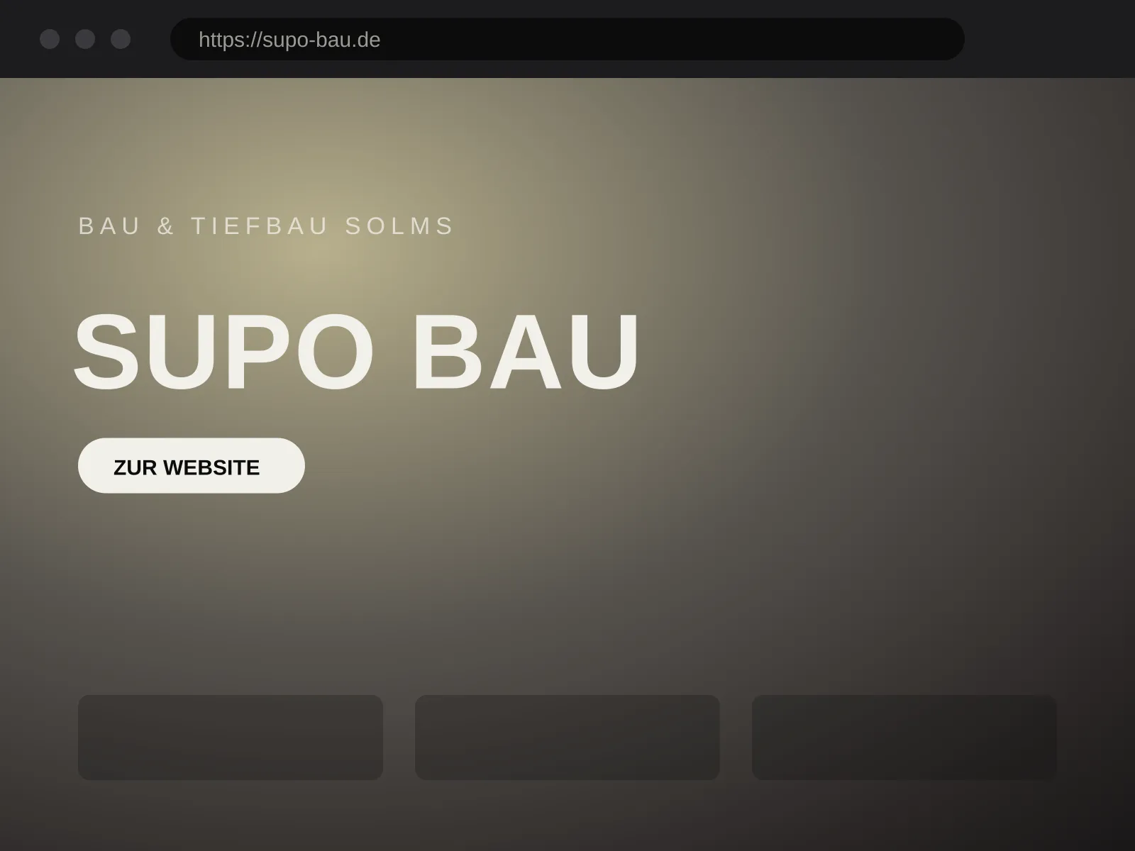 Website von SuPo Bau – Bau & Tiefbau